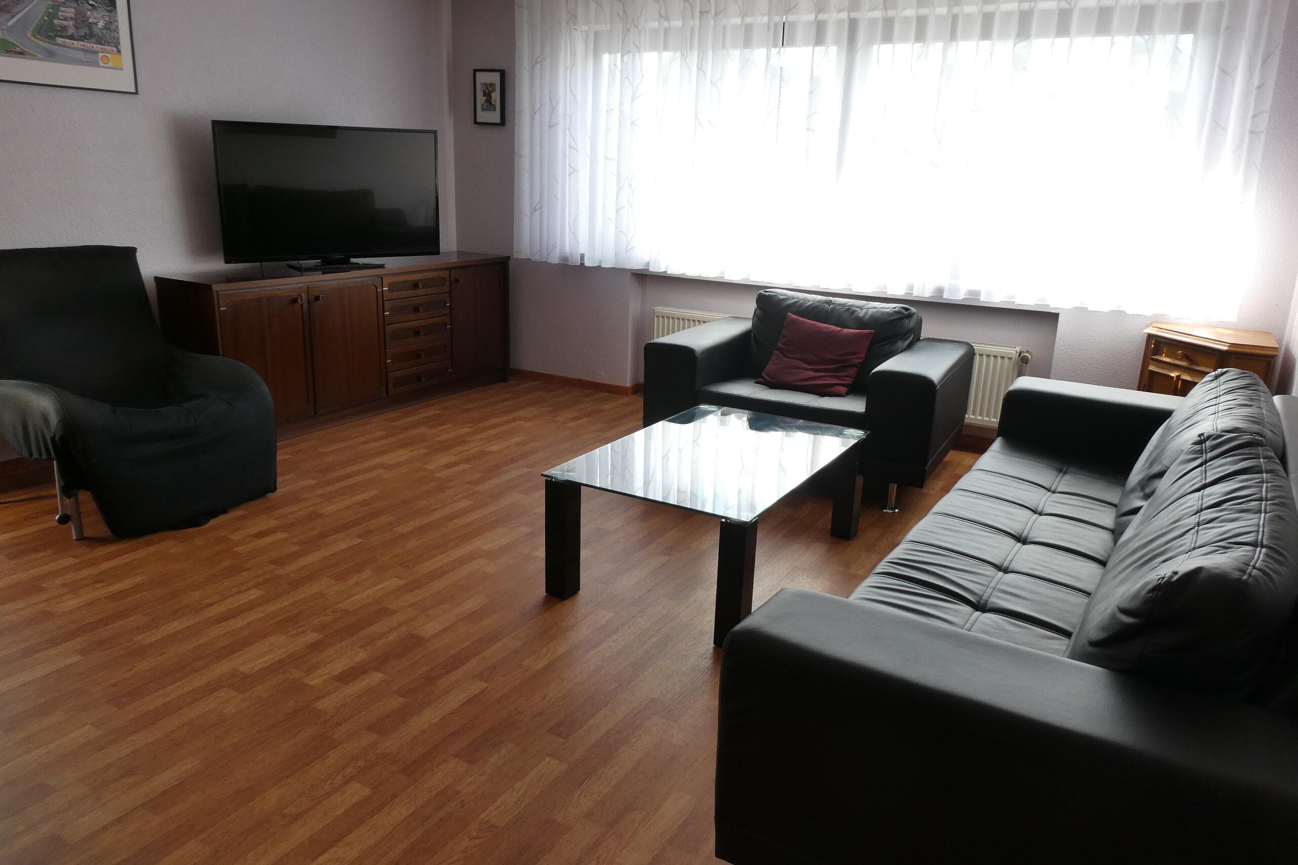 Living room of a worker apartment